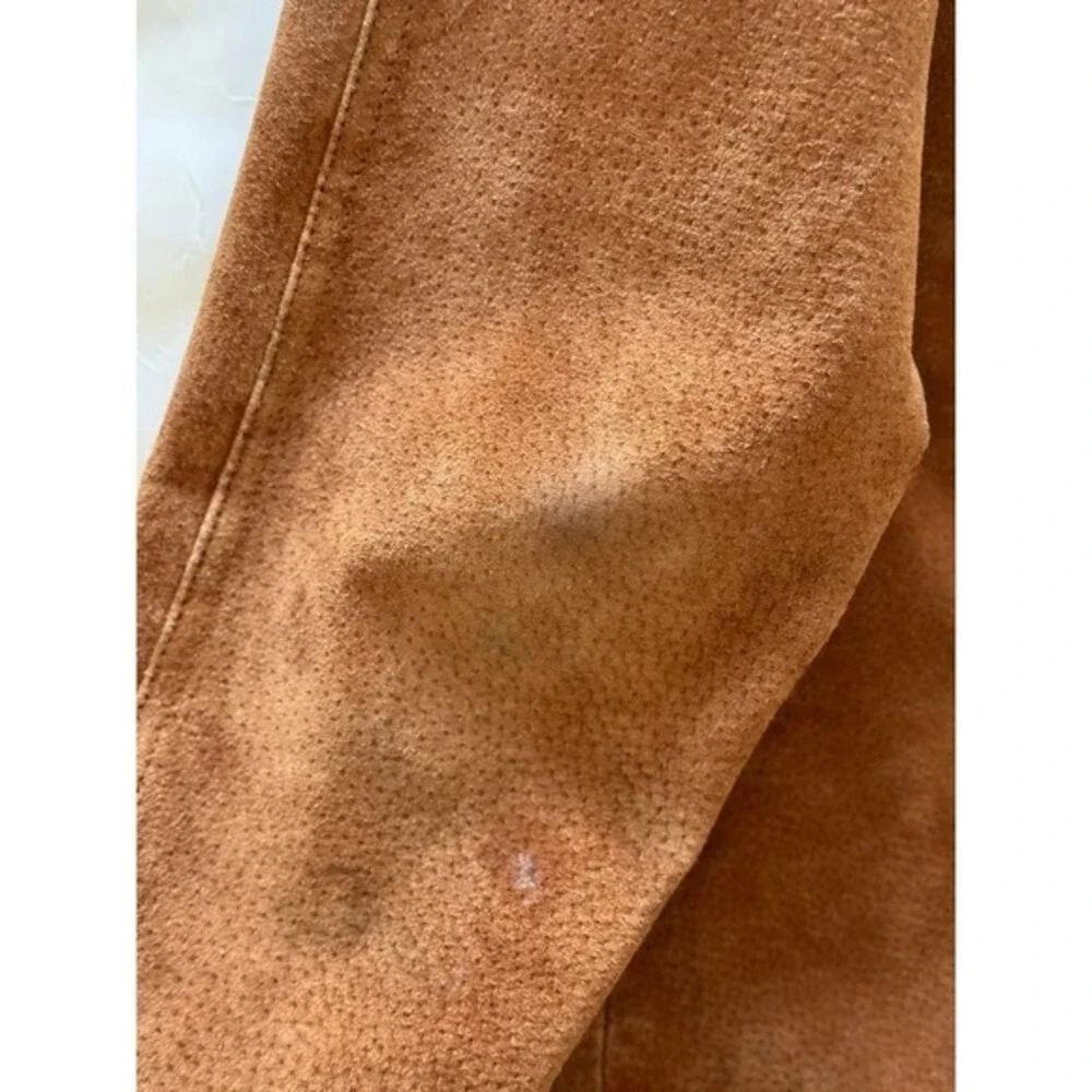Vintage Genuine Suede Western Leather Shacket Size 12 Penny Lane Style - Picture 11 of 11
